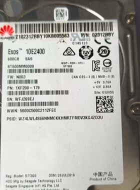 议价02312RBY 600G 10K可维修