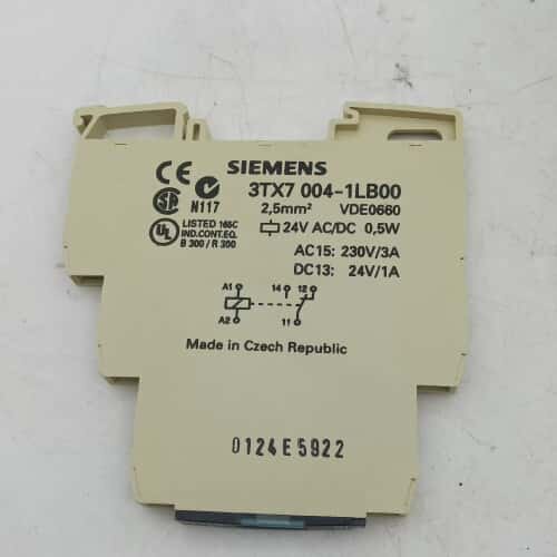 议价继电器 3TX7 004-1LB00 24VAC 0.可维修
