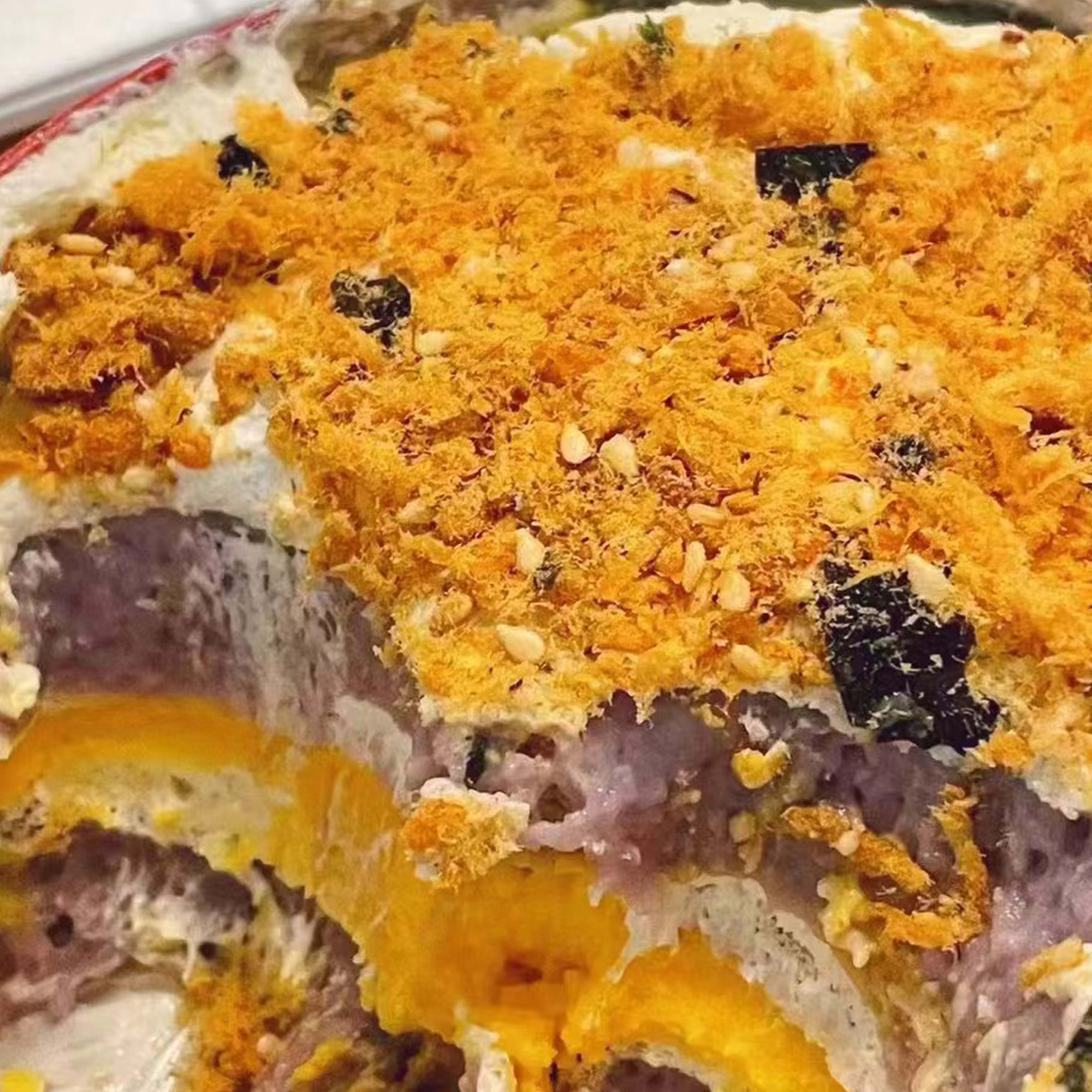 一方｜手打芋泥千层 芋泥奶黄千层 豆乳麻薯血糯米千层蛋糕盒子