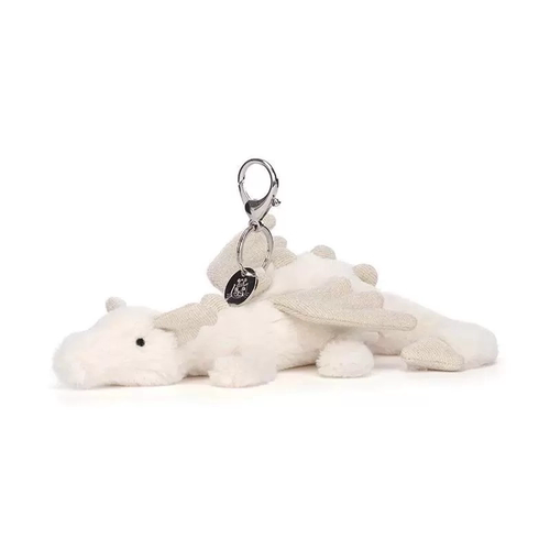 英国Jellycat雪龙挂件白龙snow包包挂饰玩偶毛绒公仔钥匙扣礼物
