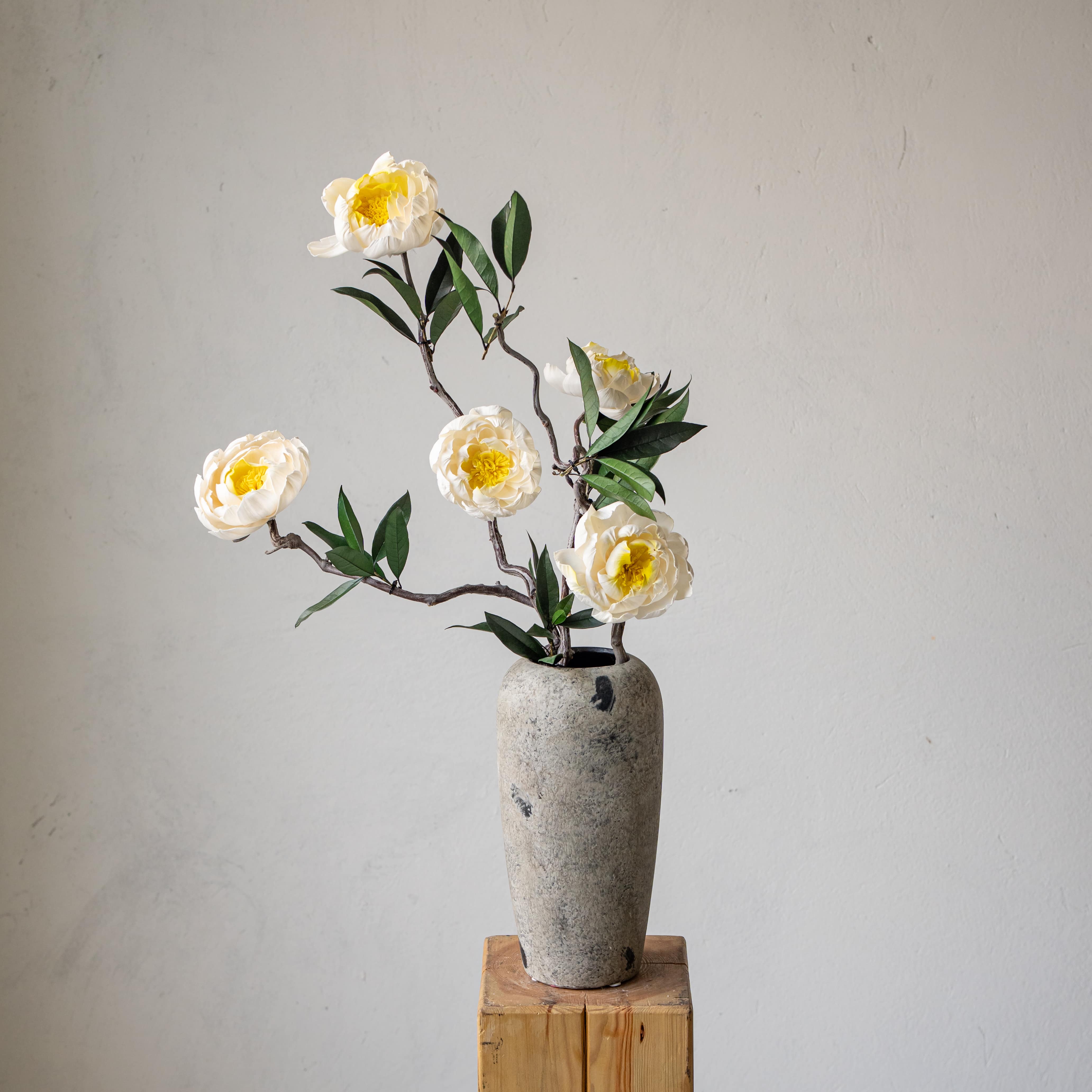 【一束芳华（5朵版本】客厅茶几台面温馨精致永生花束花艺桌摆件