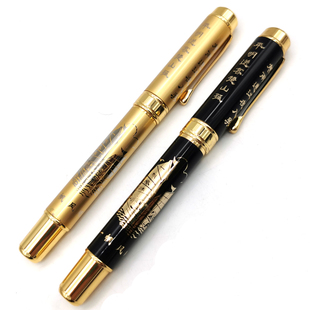 吉祥JIXIANG老钢笔铱金笔大明尖练字收藏90年代粗杆金属诗词绝版