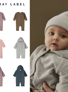 荷兰Gray Label25秋冬新生婴儿宝宝男女小童长袖长裤侧开连体衣7