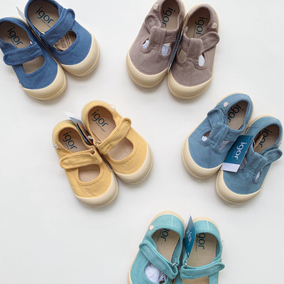 igor儿童轻便帆布鞋室内鞋