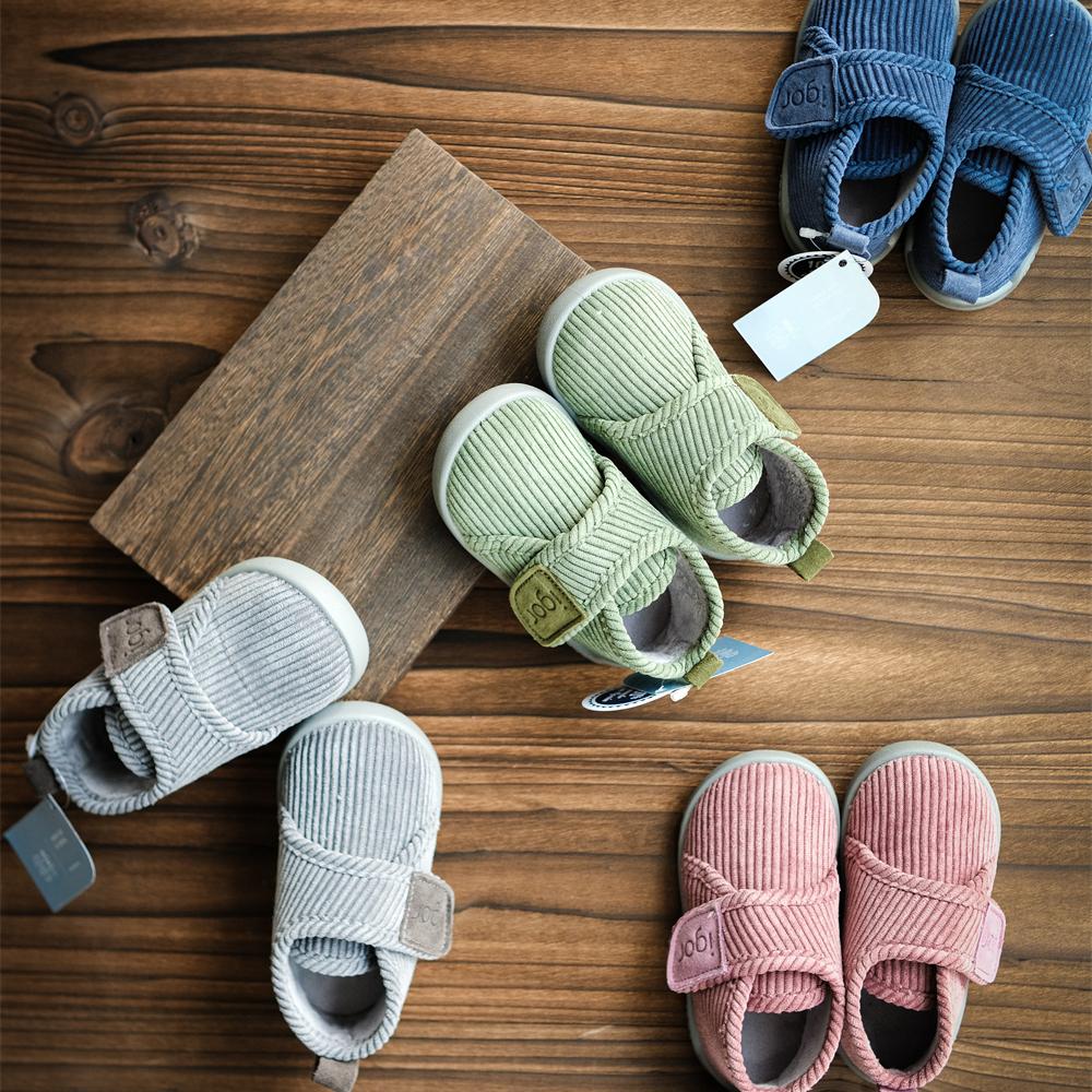 秋冬新款婴儿魔术贴学步鞋