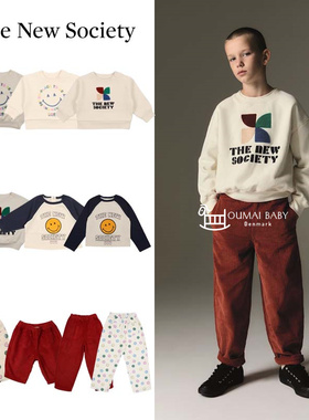 the new society24秋冬款宝宝男女儿童时尚印花卫衣休闲长裤子5