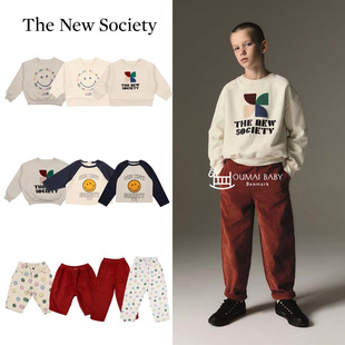 the new society24秋冬款宝宝男女儿童时尚印花卫衣休闲长裤子5