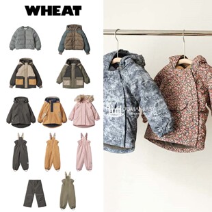 Wheat秋冬宝宝男女中小童保暖防风棉服外套夹克羽绒服滑雪棉裤5Z