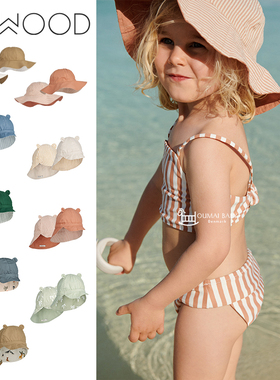 liewood婴儿宝宝纯棉帽子夏季防晒太阳帽男女儿童遮阳帽渔夫帽5