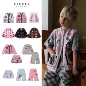 宝宝男女儿童刺绣风衣外套薄裤 sissel edelbo26春夏款 子马甲半裙