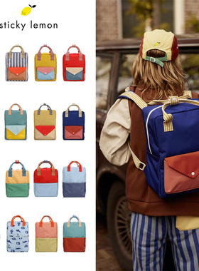 Sticky lemon25新款男女儿童小学生外出便携大容量可手提双肩书包