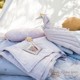 fabelab婴儿宝宝爬行垫游戏垫生儿包被柔软毛毯子春秋睡袋