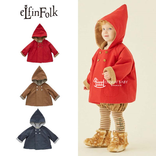 日本elfinfolk精灵帽夹克外套