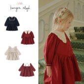 Konges Slojd25秋冬圣诞款 宝宝女孩中小童周岁亮片公主礼服纱裙5Z