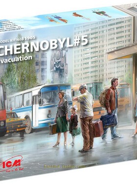 ICM35905苏切尔诺贝利疏散场景人物1/35塑料拼装兵人模型#5