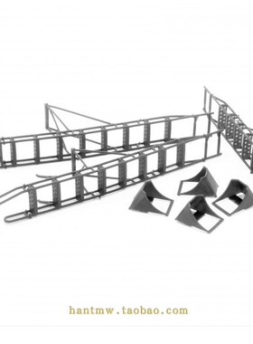 LP-72040苏27UB教练机后期型1/72模型3D打印登机梯+4轮档服务梯