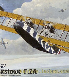 RN014 Felixstowe F.2A水上飞机后期型1/72塑料拼装飞机模型