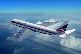 144塑料拼装 33德尔塔航空客机1 模型 Scale144001道格拉斯DC