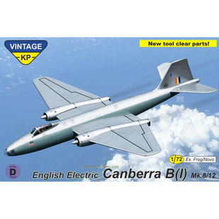 KPM-V7202 英国堪培拉B(I) Mk.8/12型轰炸机1/72塑料拼装飞机模型