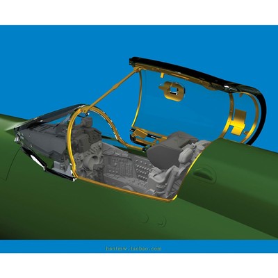 Mig-21bis战斗机1/72模型座舱