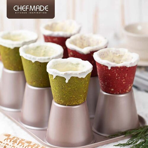 chefmade6连德式蛋挞塔壳模具