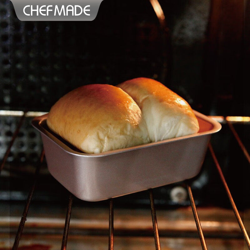 chefmade吐司模具不粘烘焙长方形低糖迷你面包模金色家用蛋糕模具