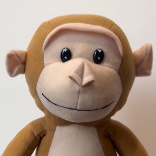 童年小猴玩偶长臂公仔乖巧生日礼物睡觉抱枕安抚玩具