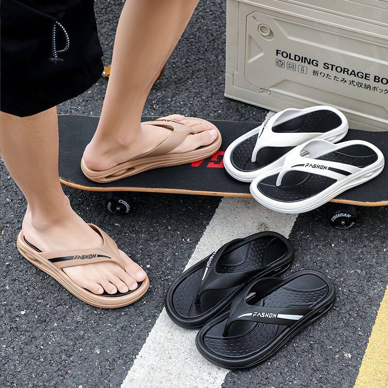 哈罗芙拖鞋男款夏天软厚底防滑夹脚人字拖轻便居家浴室男士凉鞋