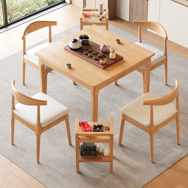 实木方桌正方形八仙桌家用餐桌掼蛋专用桌扑克棋牌桌打牌四方桌子