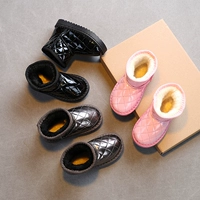 Детские зимние утепленные короткие сапоги для мальчиков, ботинки, коллекция 2021