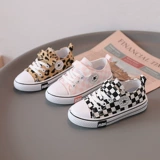 Детская обувь среднего и большого размера, детская парусиновая обувь в клетку, новинка 2022 года, весенняя повседневная обувь для мальчиков, удобная спортивная обувь для девочек