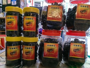 增城特产正果香油榄鼓 黑橄榄油榄角 豉油榄角蒸鱼蒸肉餐饮