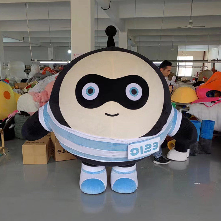 定制充气人穿道具蛋仔机器人表演活动行走气模演出巡演卡通人偶服