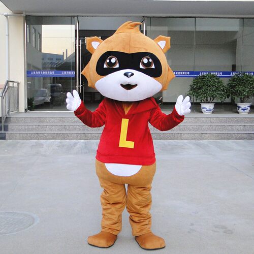 定制动漫人穿戴表演玩偶小浣熊卡通人偶布偶巡演出装扮道具衣服装