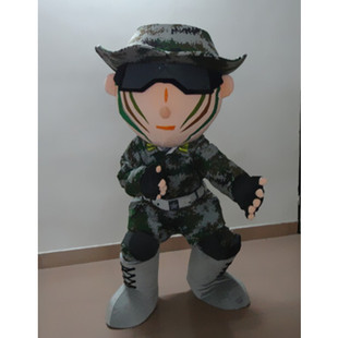 定做动漫表演士兵侦察兵特种兵战士连长班长卡通人偶衣服装巡演服
