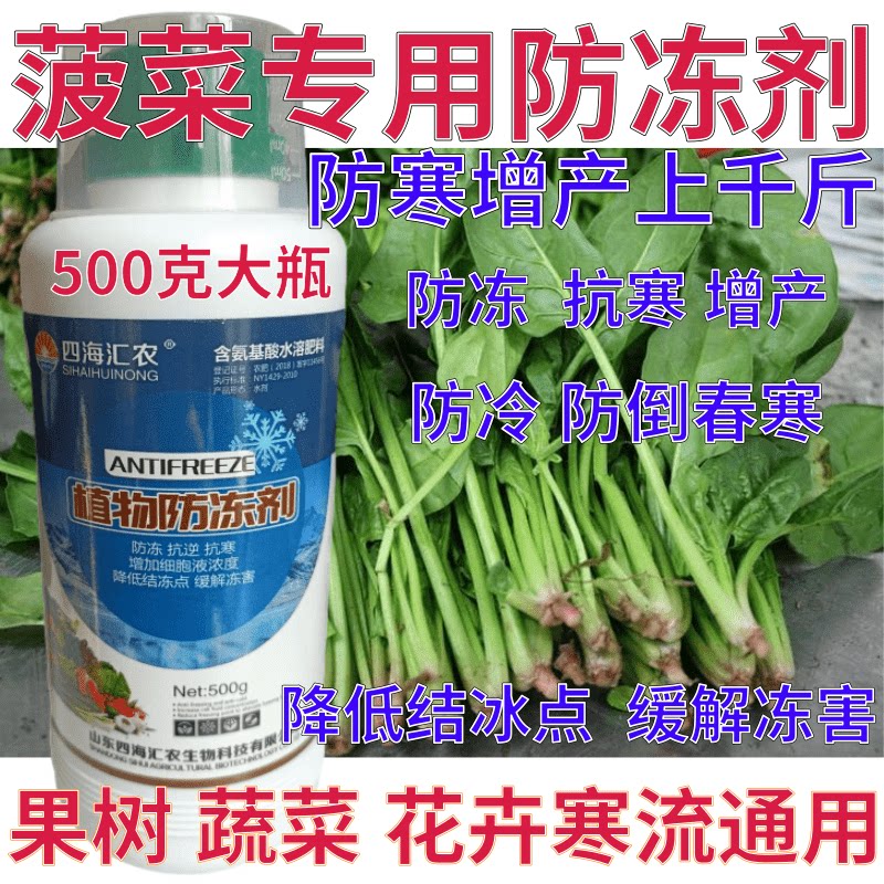 菠菜防冻剂防寒抗冻抗寒缓解冻害果树蔬菜药材增产植物防冻营养液