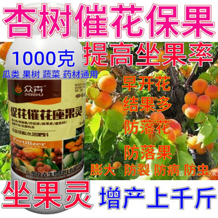 杏树保花保果药催花授粉坐果灵果树防落素瓜果蔬菜增产专用叶面肥