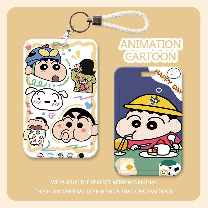 创意涂鸦小新学生校园卡饭卡套公交羊城通门禁工牌保护壳卡套挂绳,文具电教/文化用品/商务用品,卡套/证件套,淘宝优惠券,粉丝福利购,淘宝优惠卷