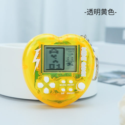 PetGame爱心俄罗斯方块游戏机迷你创意情侣礼物怀旧复古便携玩具