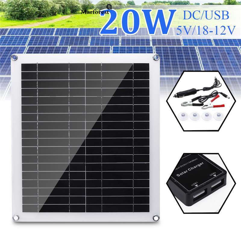 Solar Panel 12-18V 20W Double USB Polycrystalline Solar Panein the Hardware/Tool , Solar , Solar Panels  category - from Buy2taobao.com to provide professional Taobao agent buy service