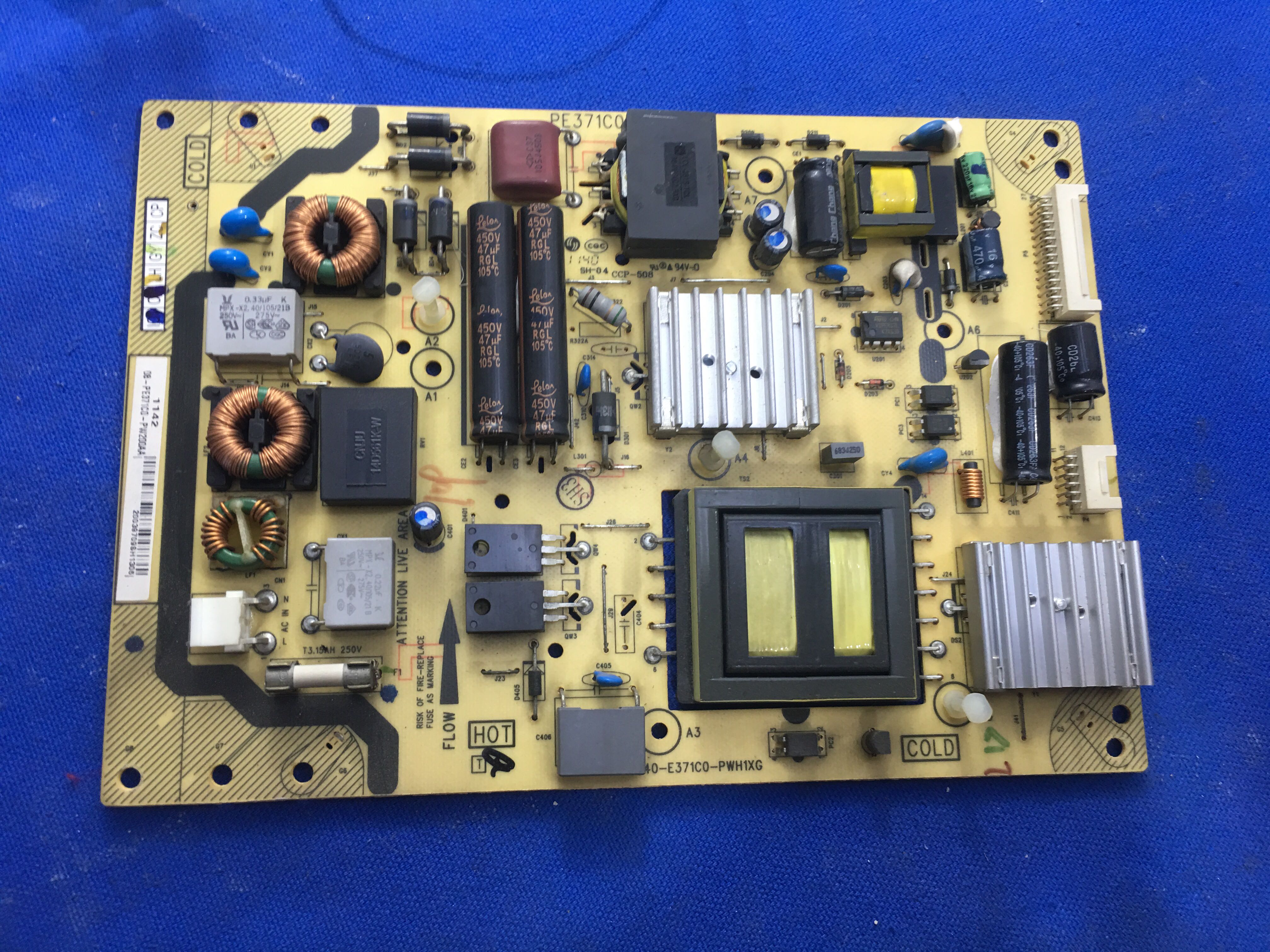 TCL 乐华 东芝L32//37/42F3200B电源板40-E371C0-PWH/G1XG 电路板