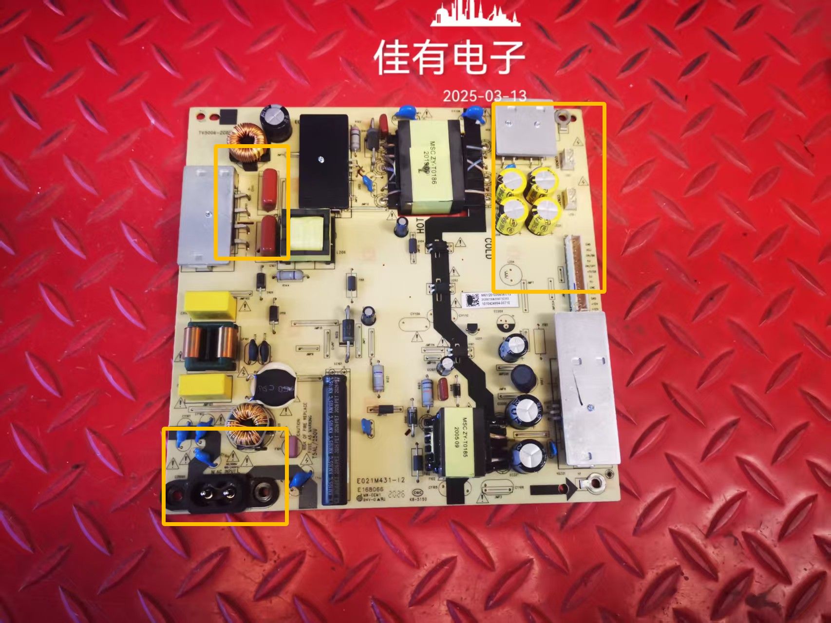 黑色插口海尔LU55C61 55寸电源板TV5006-ZC02-02 E021M431-I2