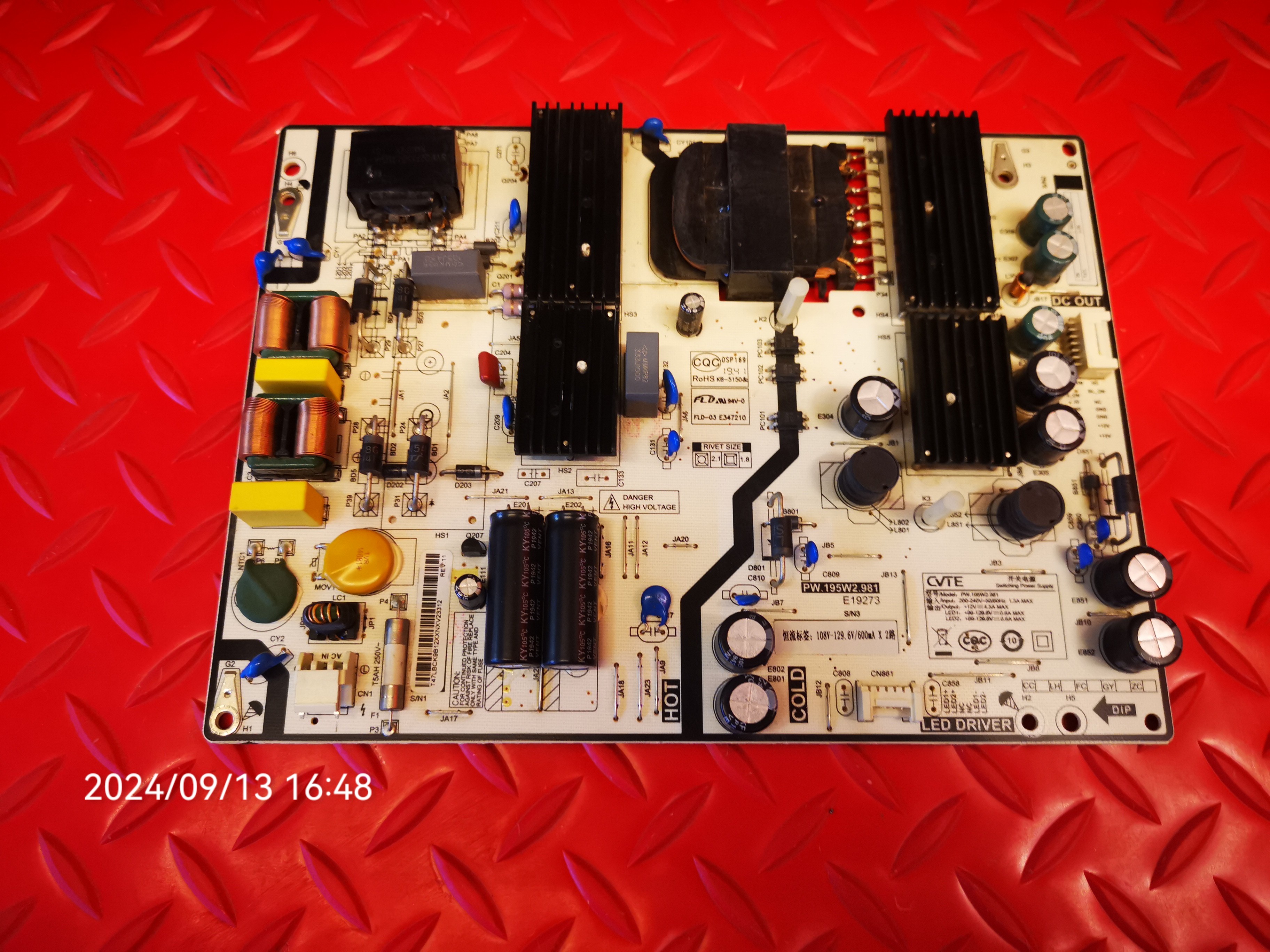 原装小米L65M5-ES L65M5-EC 液晶电视电源板 PW.195W2.981测