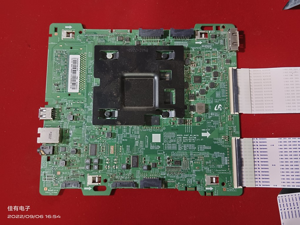 三星电视QA55Q6FAMJXXZ主板BN41-02570B 配屏CY-QM055FLLV8H