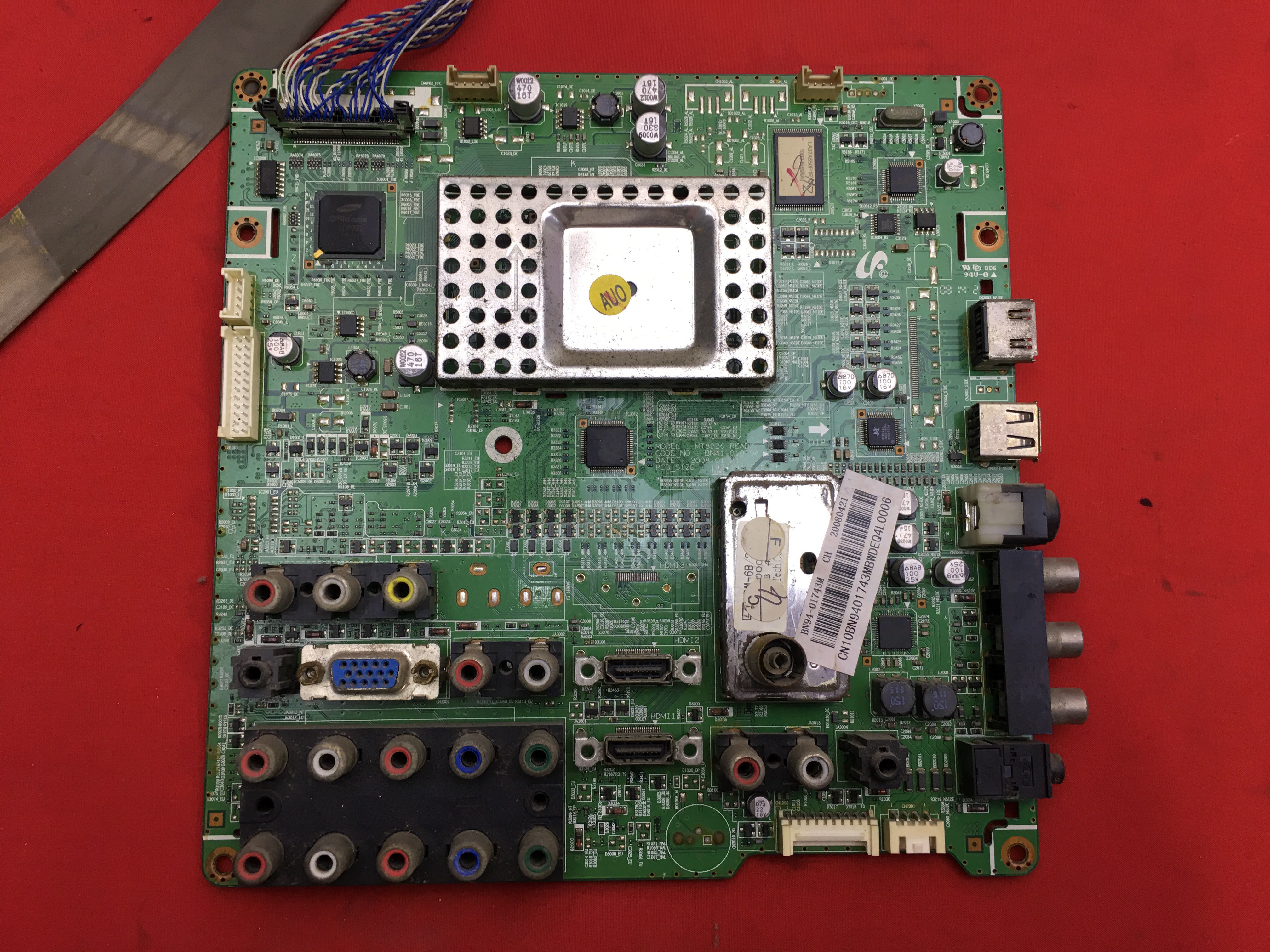 三星LA37A550P1R主板 BN41-01019A屏型号 T370HW02