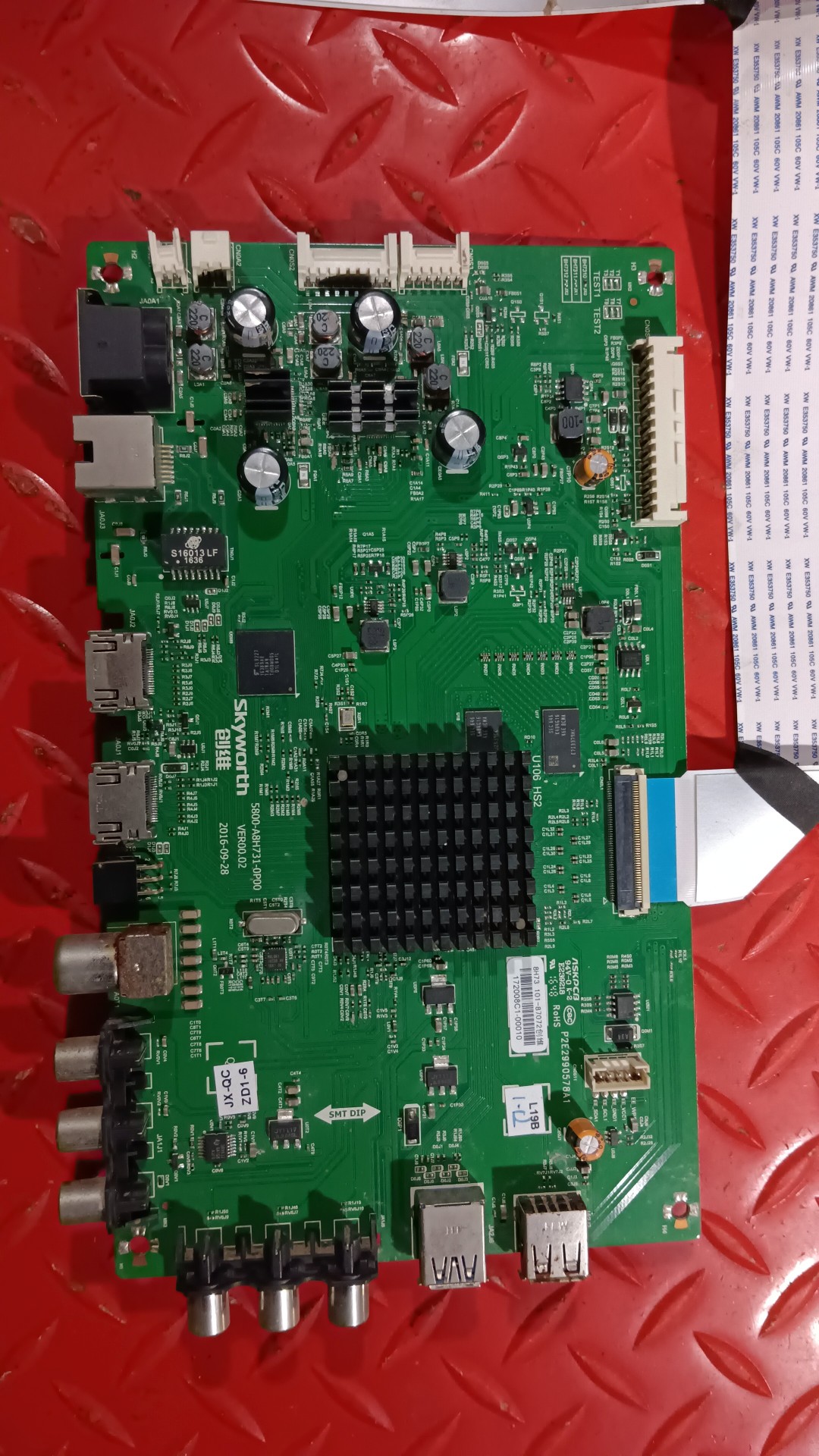 原装创维65M6E主板5800-A8H731-0P00配屏SDL650WY(QD0-110)