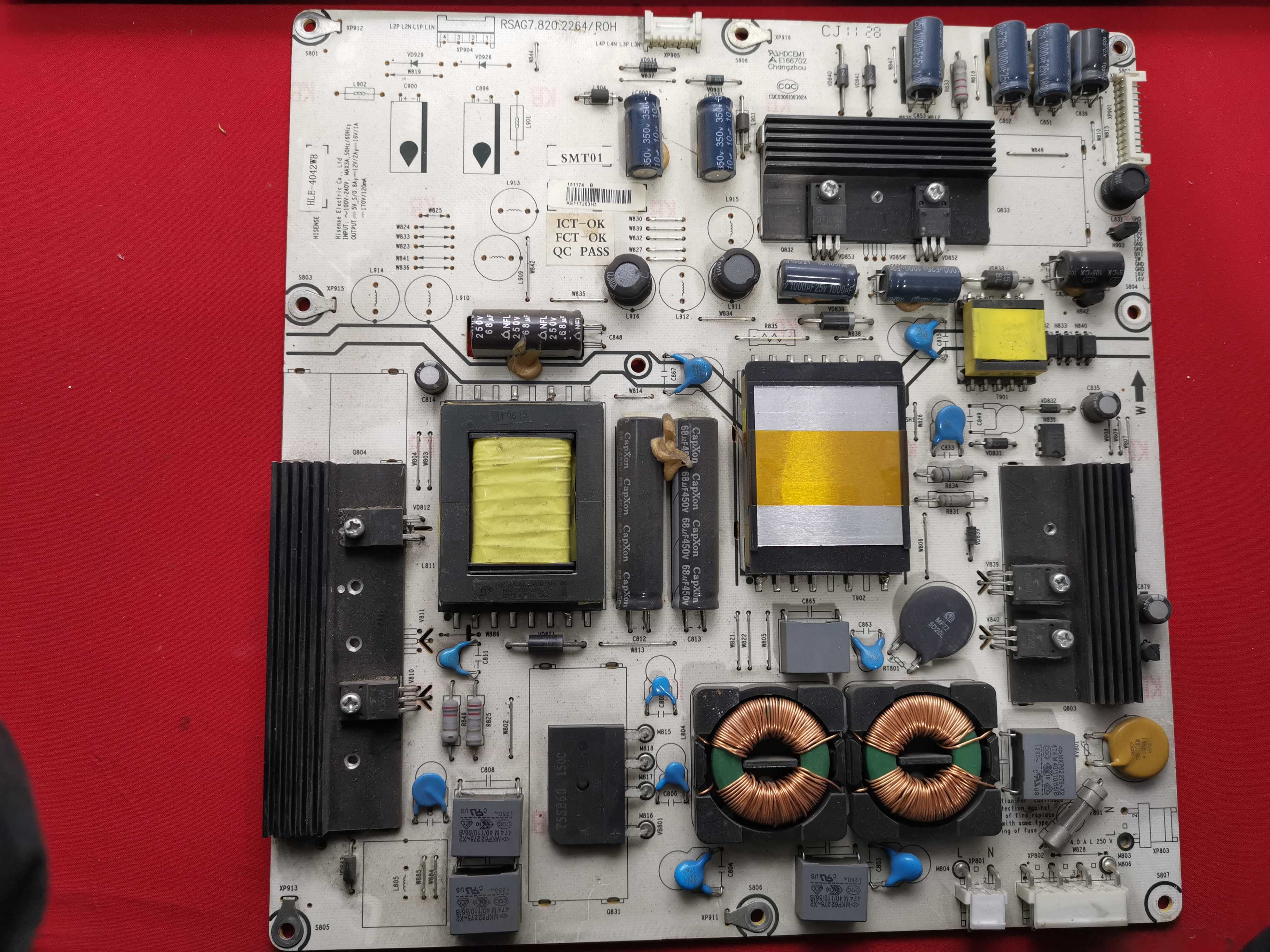 2+4白插口背光4针海信 LED42K11P液晶电视电源板RSAG7.820.2264