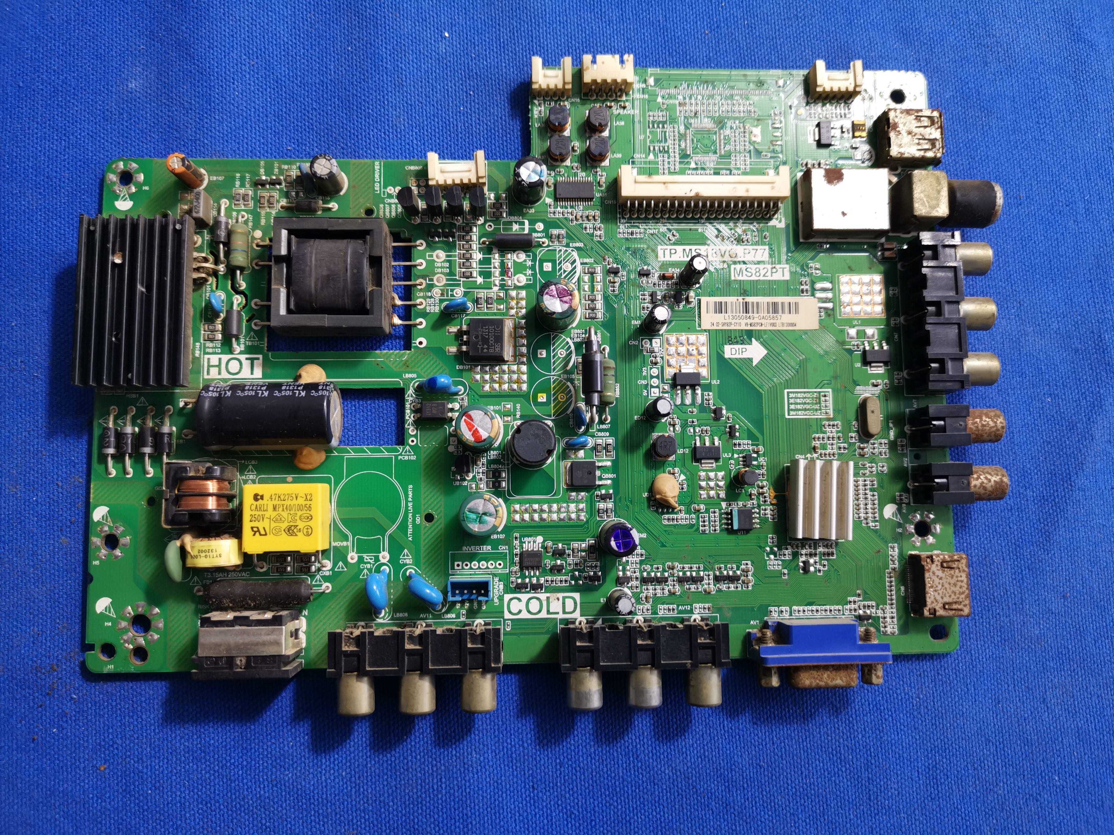 原装TCL L24F1590B主板TP.MS18VG.P77 配屏LVW240CMOT