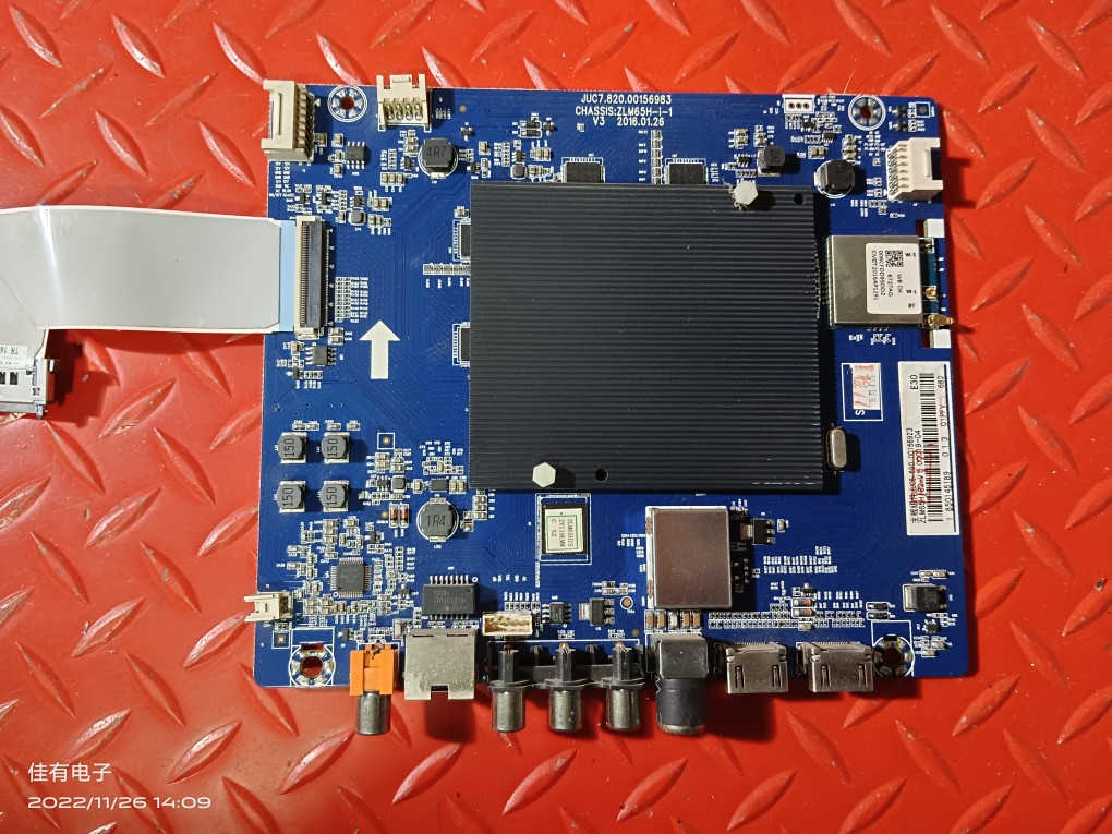 长虹原装55Q3T 主板JUC7.820.00156983 00156923屏C550U15-E6-H