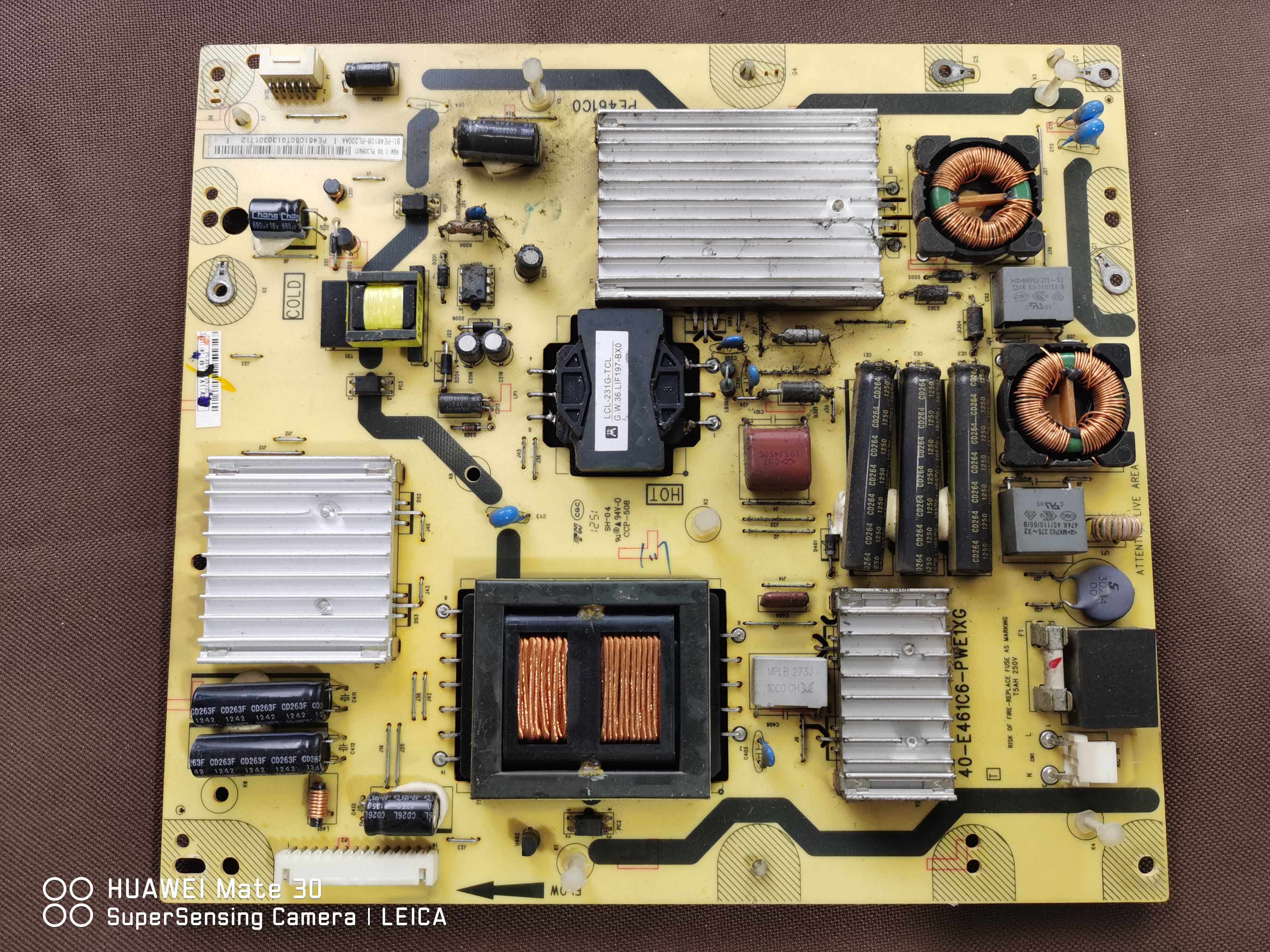 原装TCL L50E5500A-3D 电源板 40-E461C6-PWE1XG 现货实图 已测好